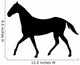 Facing Left Horse Trotting Wall Decal