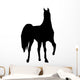 Fancy Horse Silhouette Wall Decal