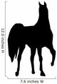 Fancy Horse Silhouette Wall Decal