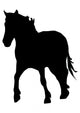 Horse Silhouette Wall Decal