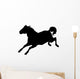 Jumping Horse Silhouette Wall Decal