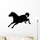 Jumping Horse Silhouette Wall Decal