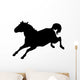 Jumping Horse Silhouette Wall Decal