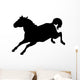 Jumping Horse Silhouette Wall Decal