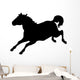 Jumping Horse Silhouette Wall Decal