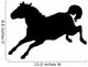 Jumping Horse Silhouette Wall Decal