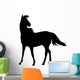 Windy Horse Silhouette Wall Decal