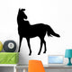 Windy Horse Silhouette Wall Decal