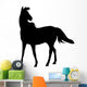 Windy Horse Silhouette Wall Decal