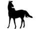 Windy Horse Silhouette Wall Decal