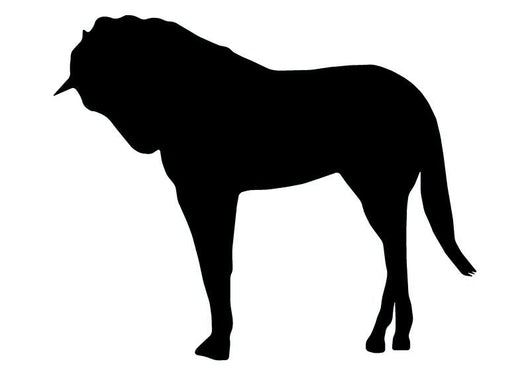 Quiet Horse Silhouette Wall Decal