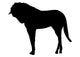 Quiet Horse Silhouette Wall Decal