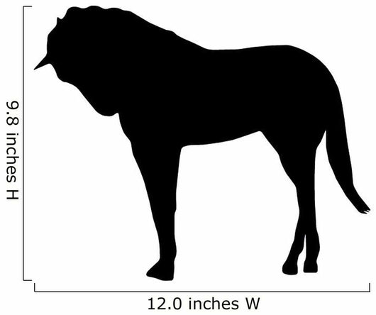 Quiet Horse Silhouette Wall Decal