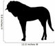 Quiet Horse Silhouette Wall Decal
