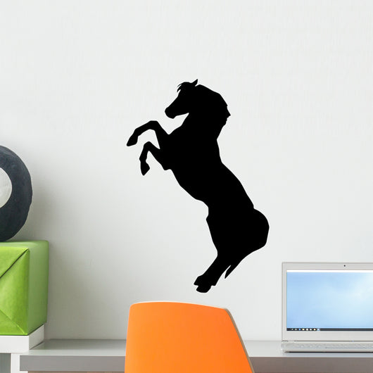 Tall Rearing Horse Wall Decal