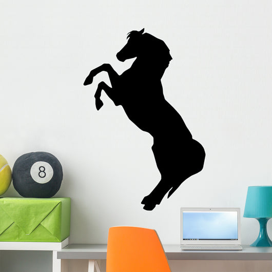 Tall Rearing Horse Wall Decal