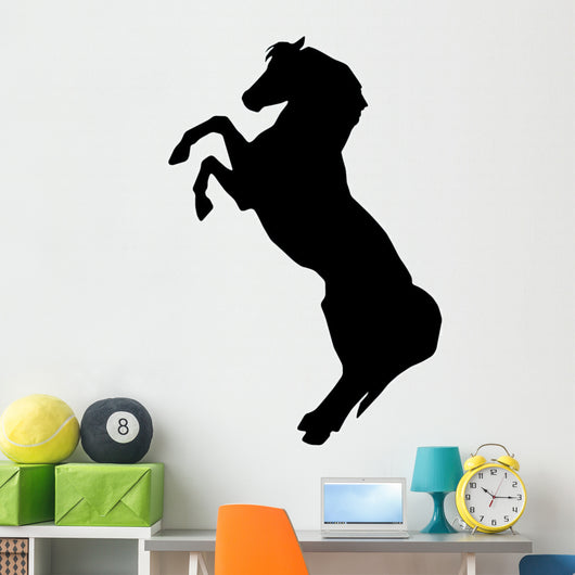 Tall Rearing Horse Wall Decal