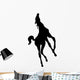 Whinnying Electric Horse Foal Wall Decal