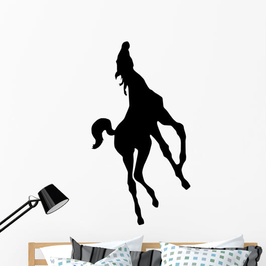 Whinnying Electric Horse Foal Wall Decal