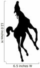 Whinnying Electric Horse Foal Wall Decal