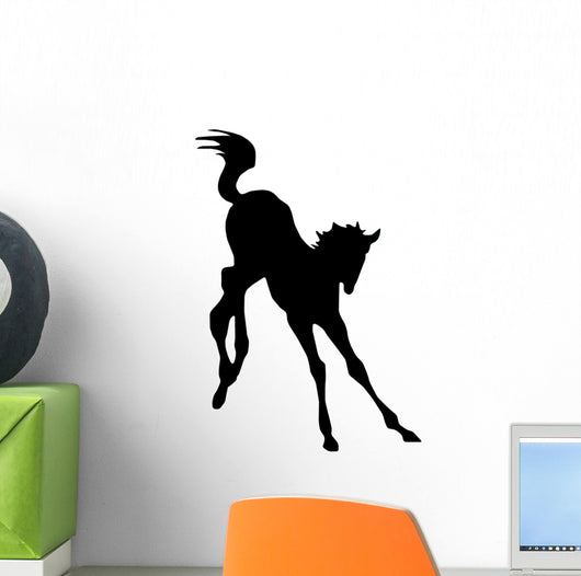 Happily Playing Colt Horse Wall Decal
