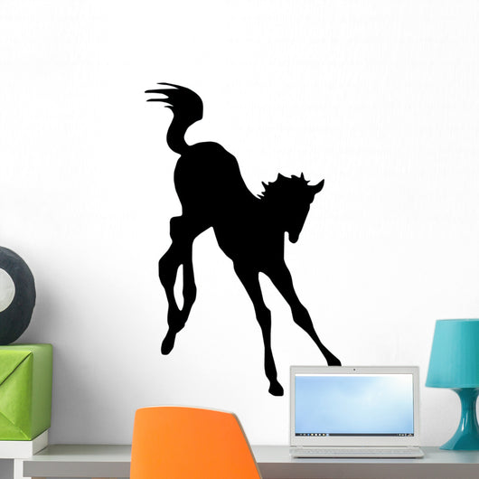 Happily Playing Colt Horse Wall Decal