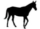 Horse Silhouette Wall Decal