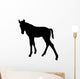 Silhouetted Foal Horse Wall Decal
