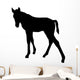 Silhouetted Foal Horse Wall Decal