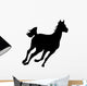 Running Horse Silhouette Wall Decal