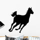 Running Horse Silhouette Wall Decal