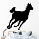 Running Horse Silhouette Wall Decal