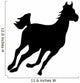 Running Horse Silhouette Wall Decal