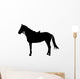 Facing Left Bridled Horse Wall Decal