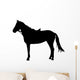 Facing Left Bridled Horse Wall Decal