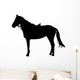 Facing Left Bridled Horse Wall Decal