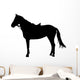 Facing Left Bridled Horse Wall Decal