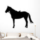 Facing Left Bridled Horse Wall Decal