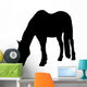 Grazing Horse Silhouette Wall Decal