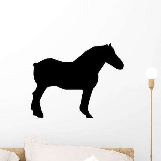 Black Workhorse Wall Decal