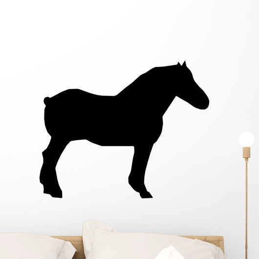 Black Workhorse Wall Decal