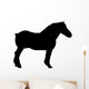 Black Workhorse Wall Decal