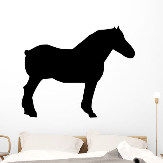 Black Workhorse Wall Decal