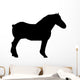Black Workhorse Wall Decal