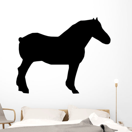 Black Workhorse Wall Decal