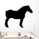 Black Workhorse Wall Decal
