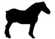 Black Workhorse Wall Decal