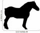 Black Workhorse Wall Decal