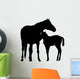 Horse Mother and Foal Wall Decal