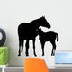 Horse Mother and Foal Wall Decal